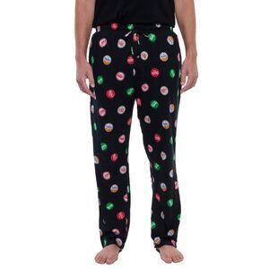 New Mens Coca Cola Soda Bottle Cap Pajama Pants Loungewear